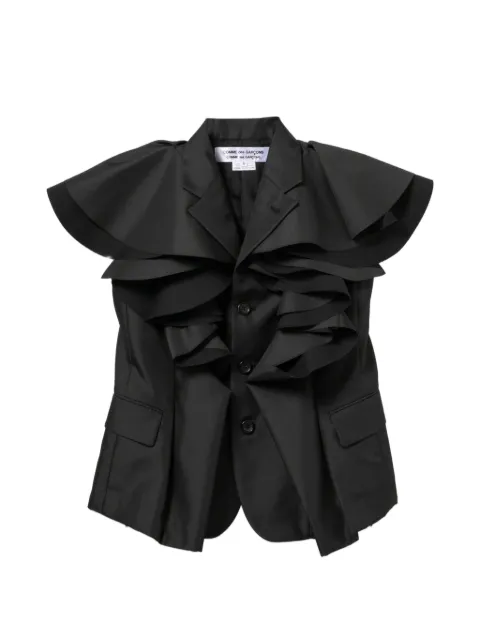 Comme Des Garçons Comme Des Garçons ruffled coat