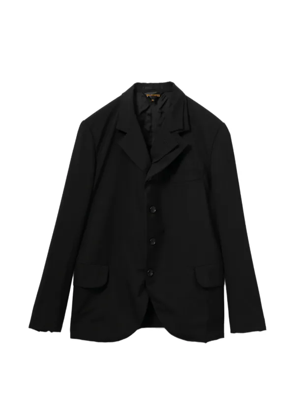 tricot COMME des GARÇONS クロップドジャケット ブラック Comme Des Garçons ノッチドラペル ジャケット | ブラック | FARFETCH JP