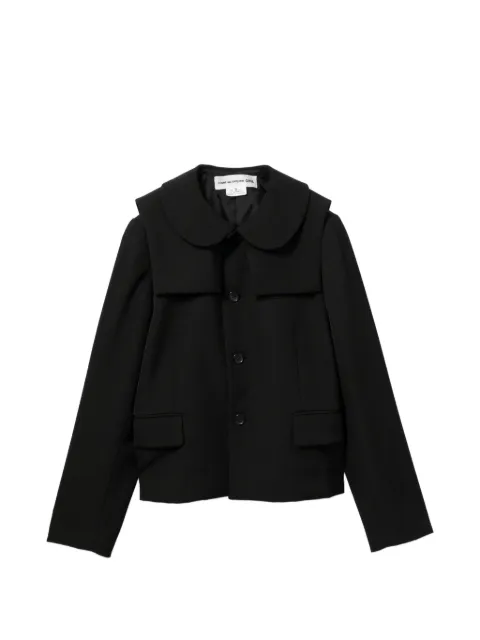 Comme Des Garçons Girl peter pan collar buttoned jacket
