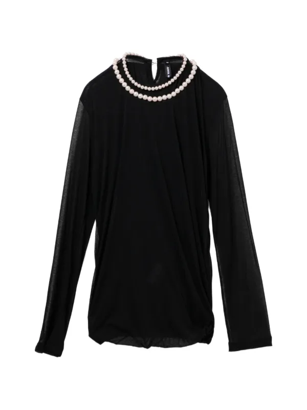 Junya Watanabe Round-neck T-shirt in Black