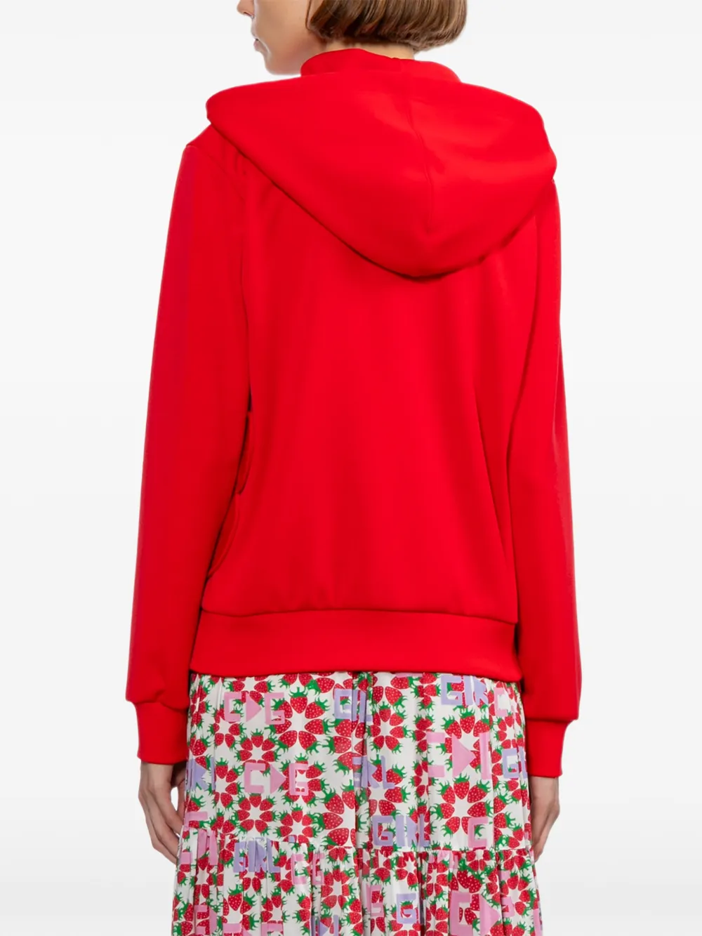 Comme Des Garçons Girl Jack met capuchon Rood