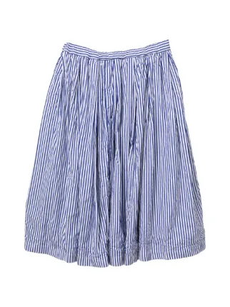 COMME des GARÇONS ストライプ　フレアスカート Comme Des Garçons Comme Des Garçons ストライプ スカート | ブルー