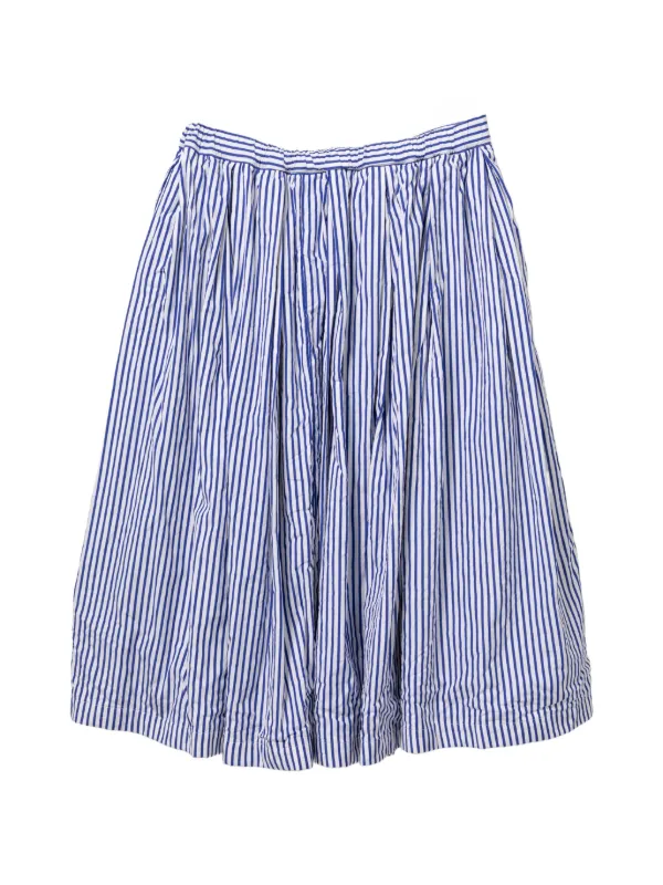 Comme Des Garçons Comme Des Garçons ストライプ スカート | ブルー