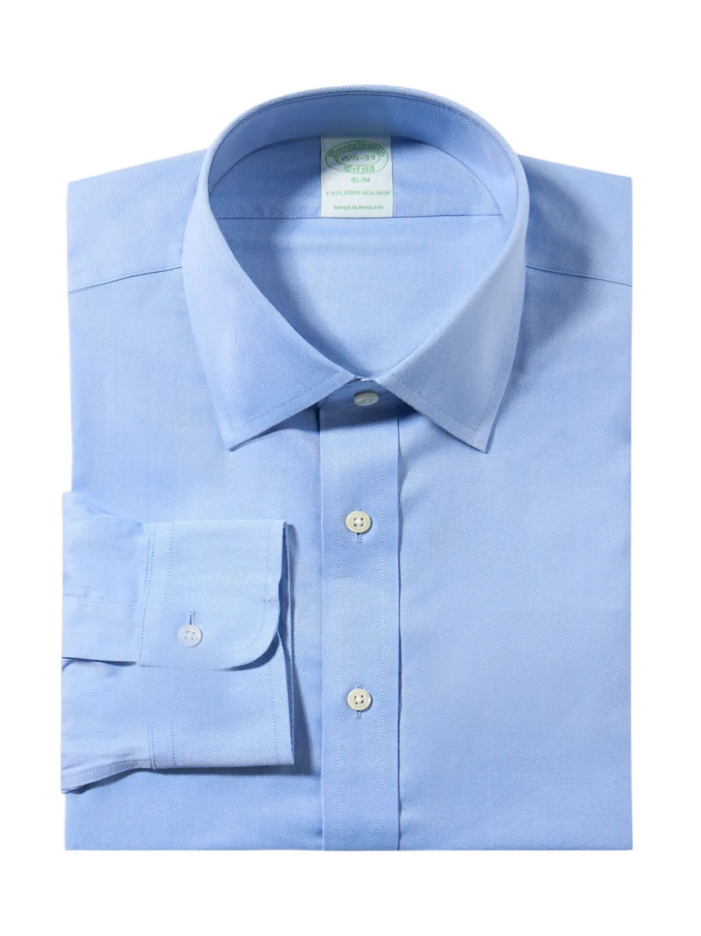Brooks Brothers Overhemd met knopen Blauw