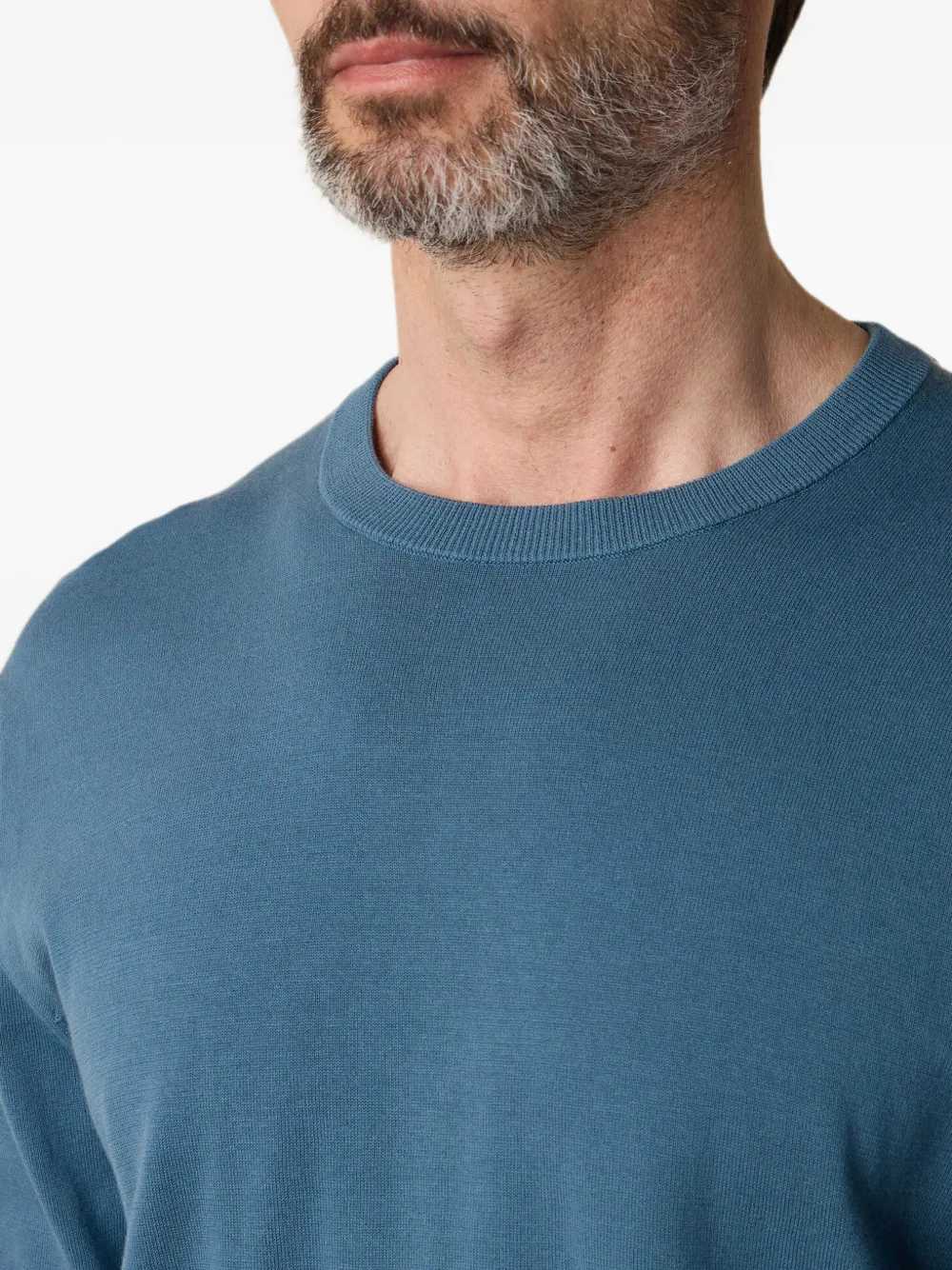 Brooks Brothers Trui met ronde hals Blauw