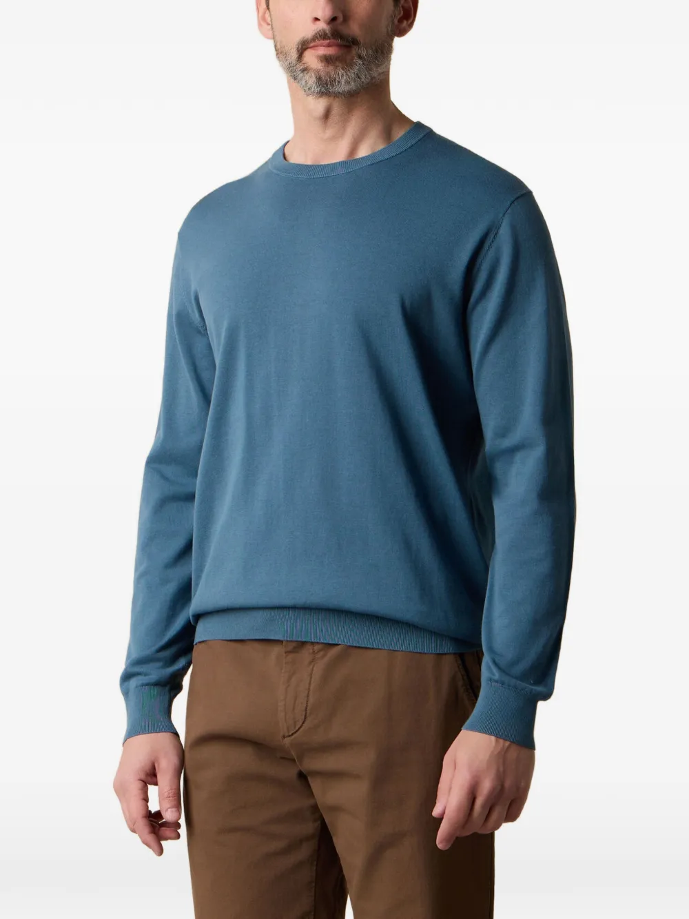 Brooks Brothers Gerippter Pullover - Blau