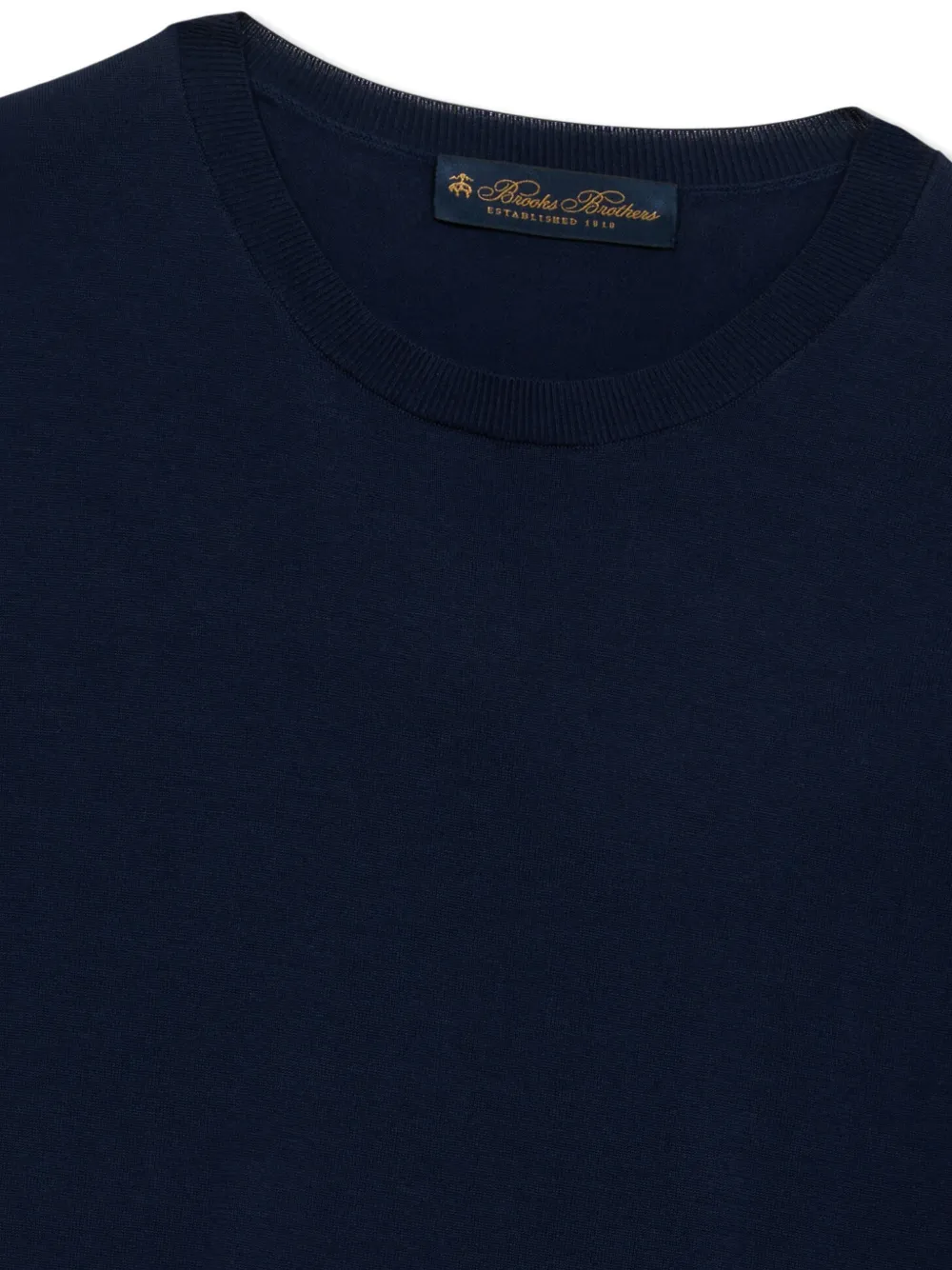 Brooks Brothers T-shirt met ronde hals Blauw