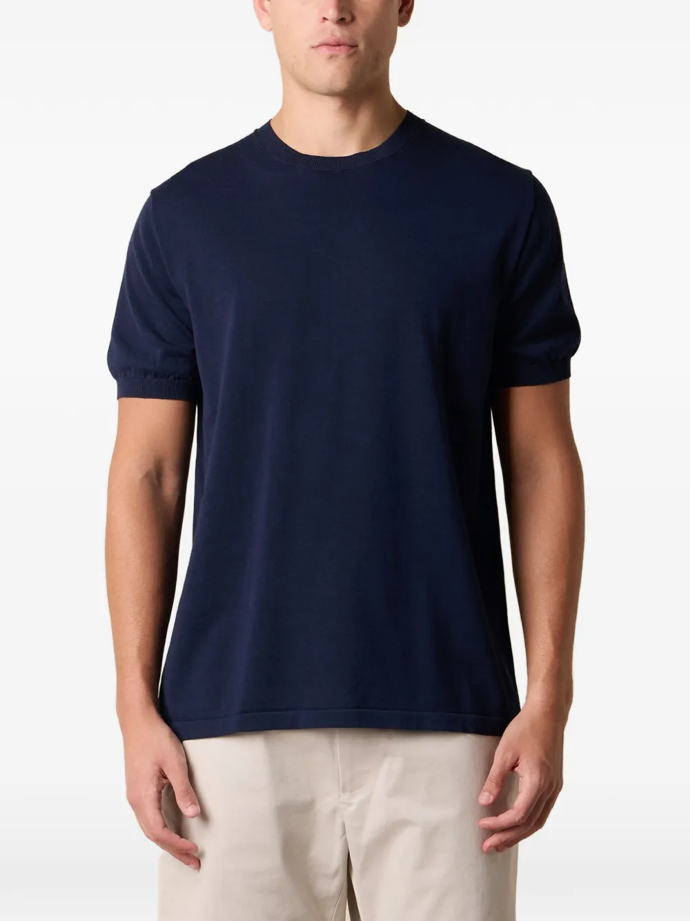 Brooks Brothers T-shirt girocollo a maniche corte - Blu