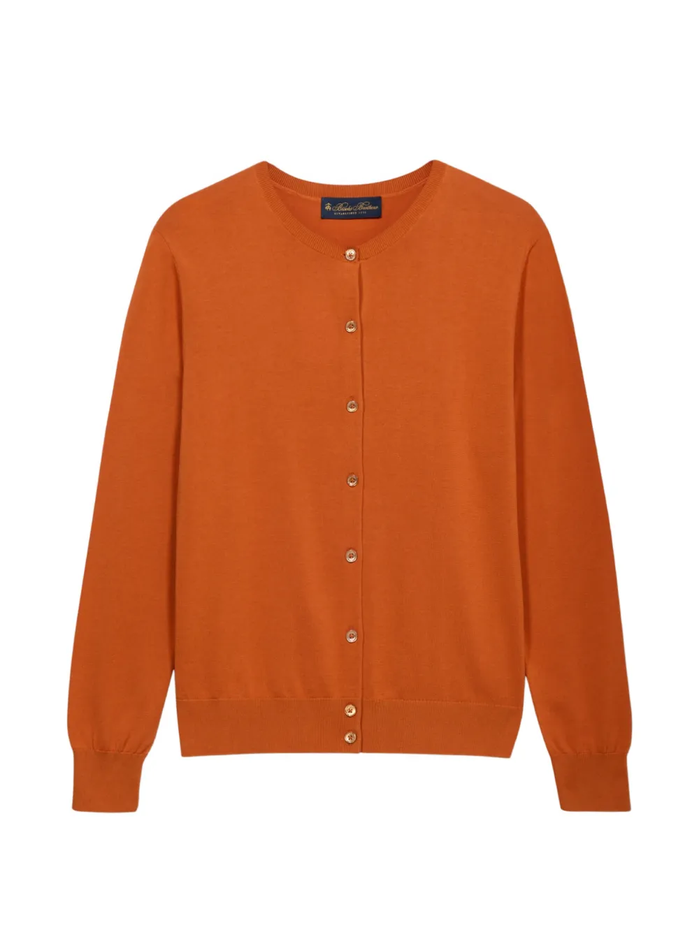 Brooks Brothers long-sleeve buttoned cardigan - Marrone