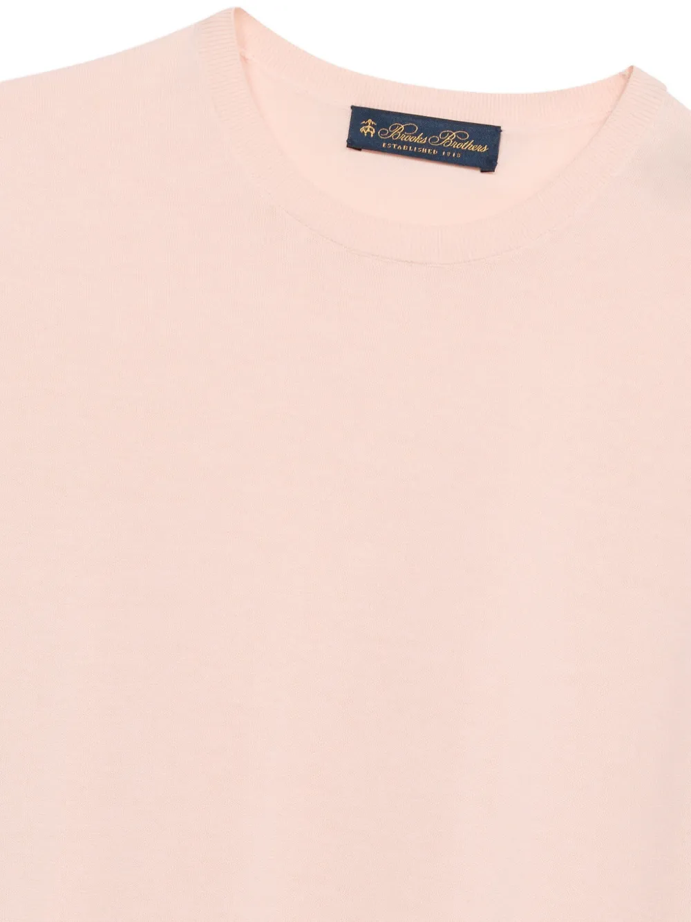 Brooks Brothers T-shirt met ronde hals Roze