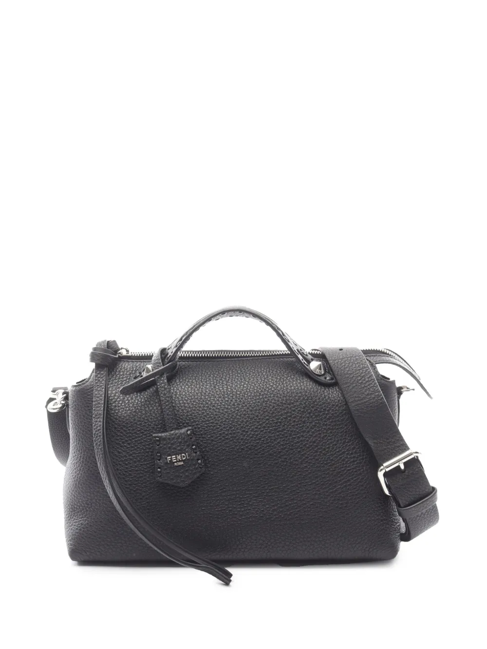 Fendi Pre-Owned 2010-2025 Medium Leather By The Way Soft satchel - Nero