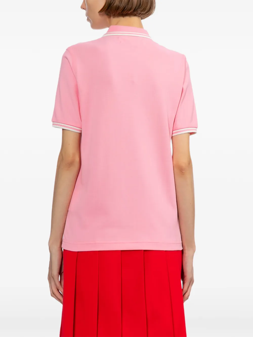 Comme Des Garçons Girl Poloshirt met korte mouwen Roze
