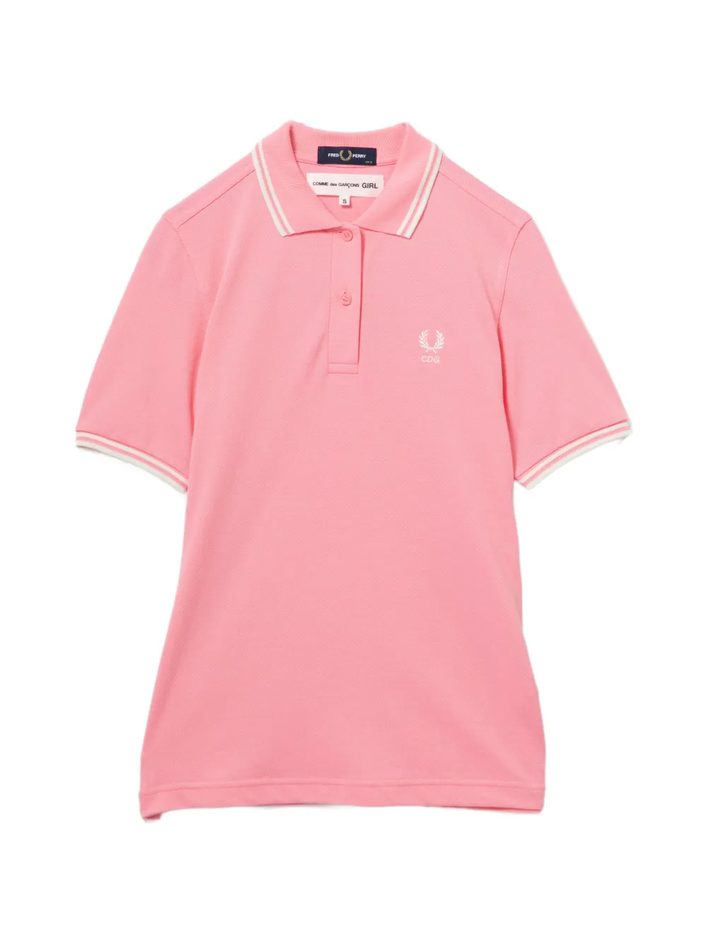 Comme Des Garçons Girl short-sleeve polo shirt - Rosa