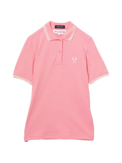 Comme Des Garçons Girl playera tipo polo manga corta