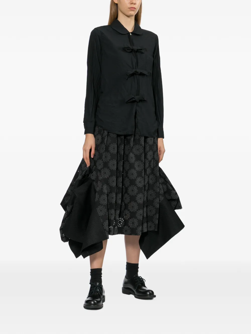  Comme Des Garçons Comme Des Garçons Peter Pan Collar Shirt - Black 