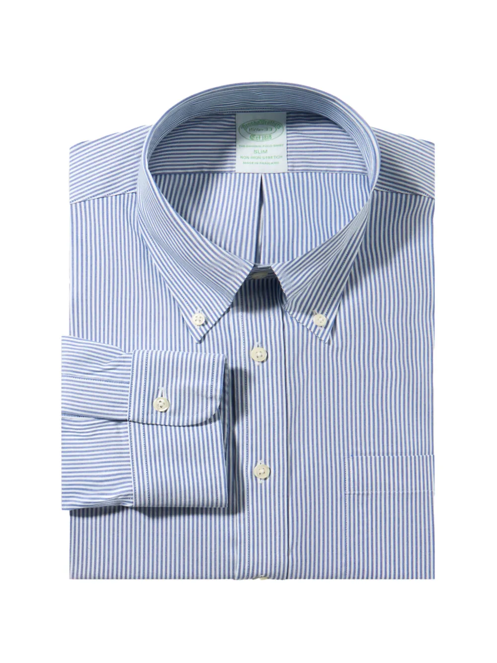 Brooks Brothers button-fastening striped shirt - Blu