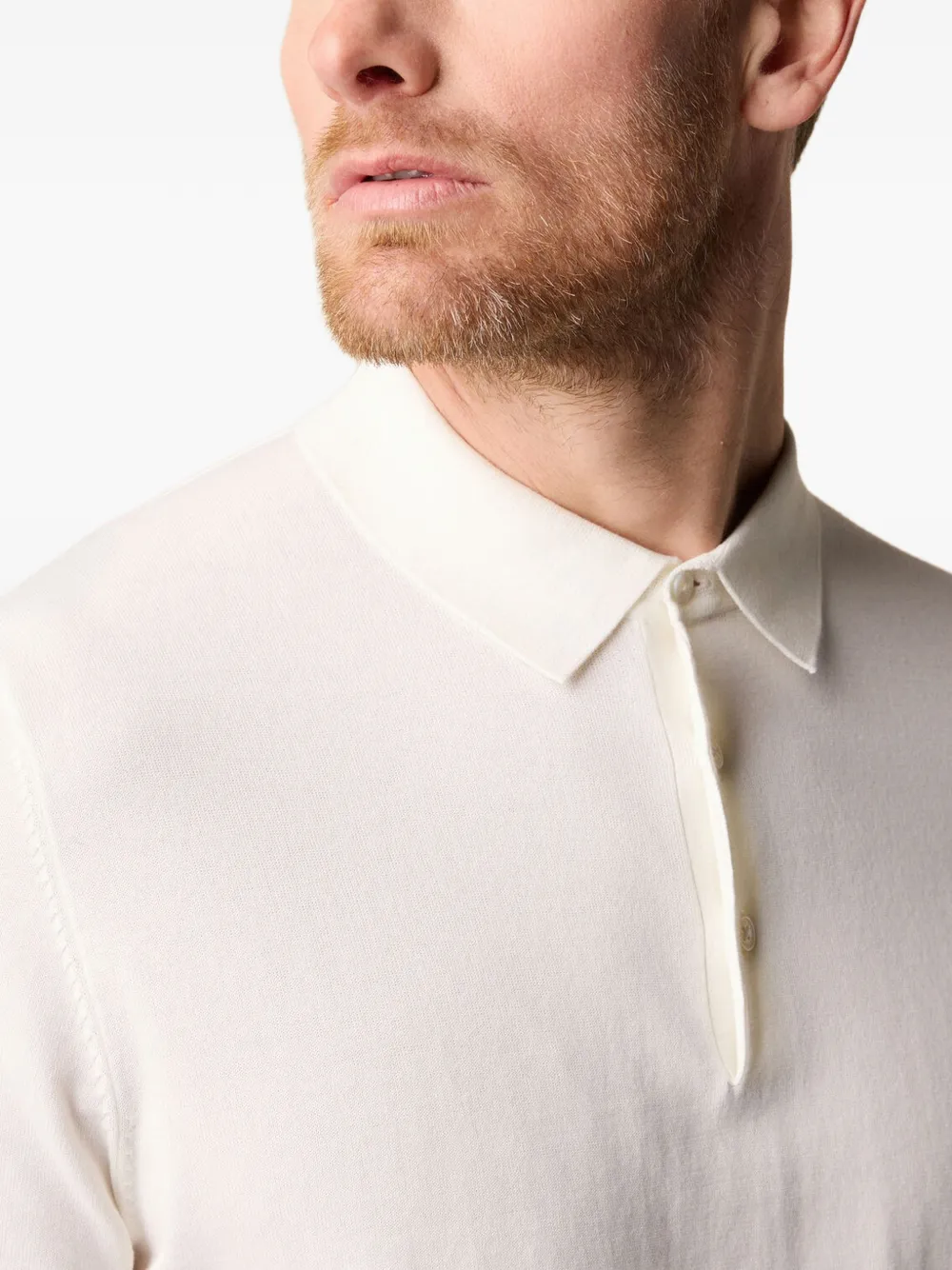 Brooks Brothers Poloshirt met knopen Wit