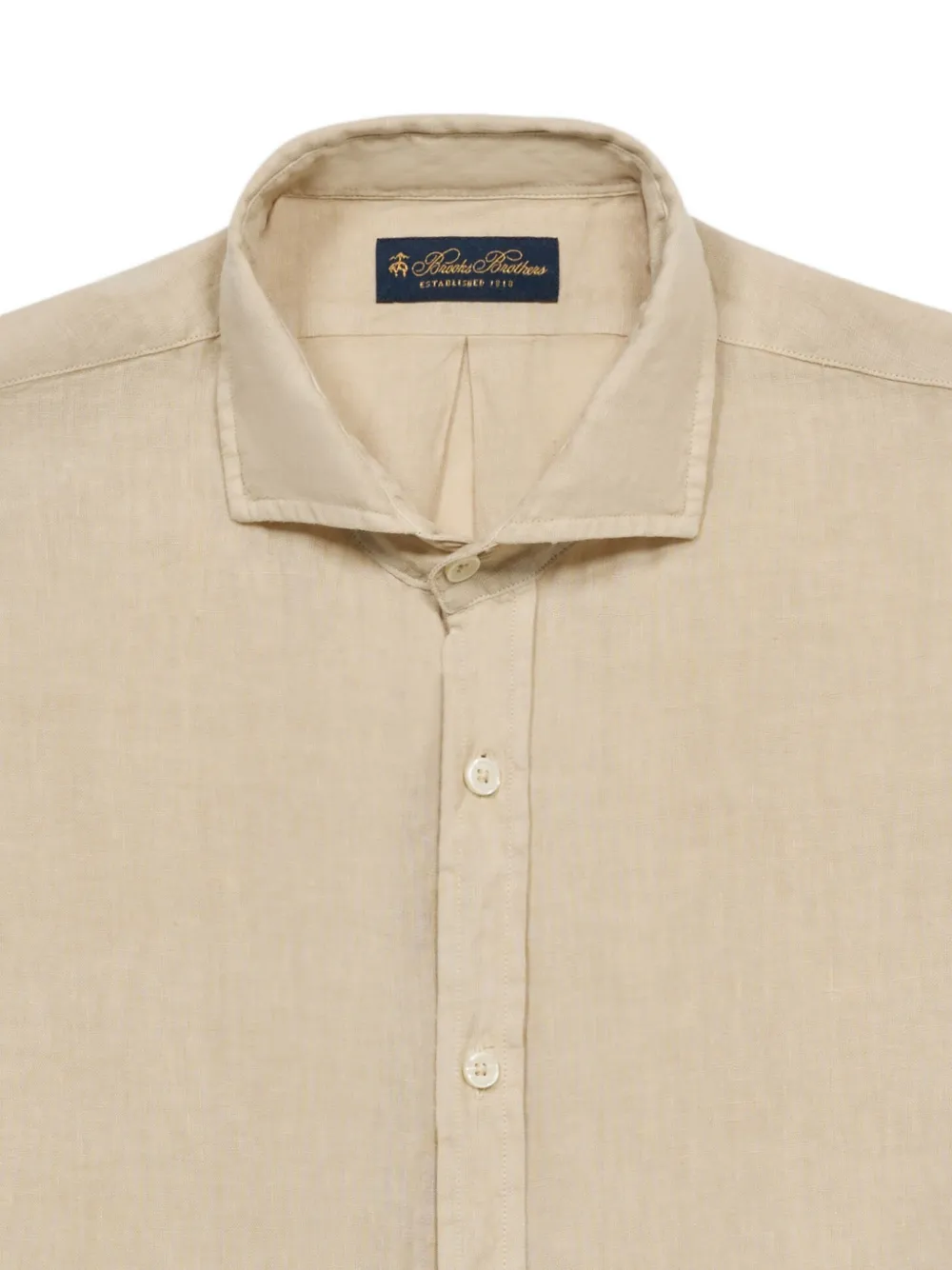 Brooks Brothers Overhemd met knopen Beige