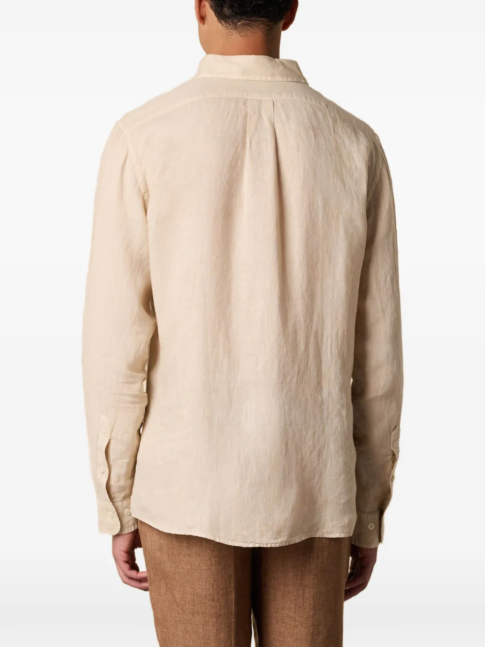Brooks Brothers Overhemd met knopen Beige