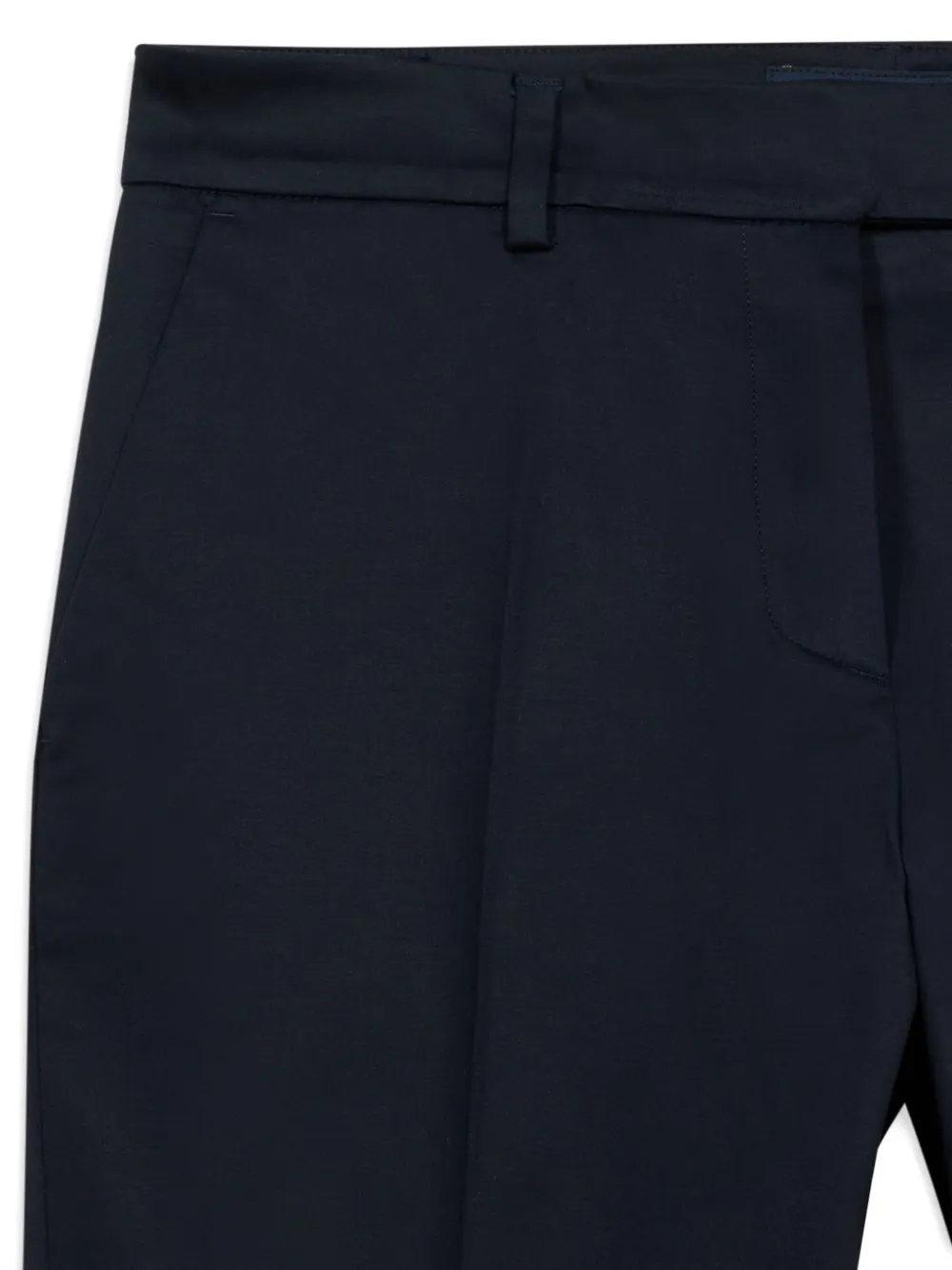 Brooks Brothers Broek met ritssluiting en knopen Blauw