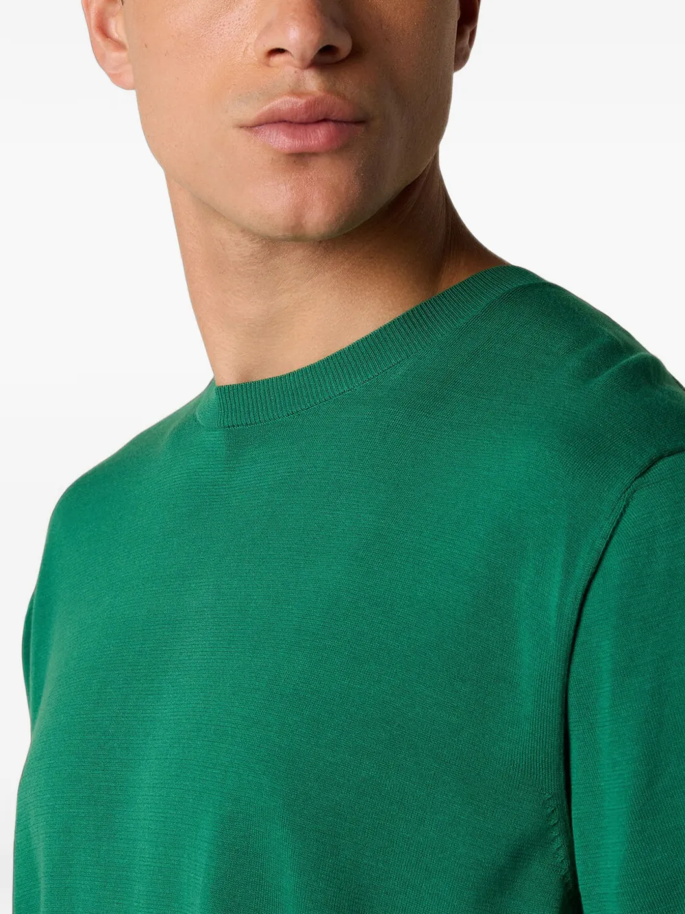 Brooks Brothers T-shirt met ronde hals Groen