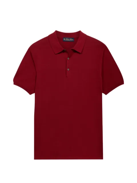 Brooks Brothers short-sleeve buttoned polo shirt