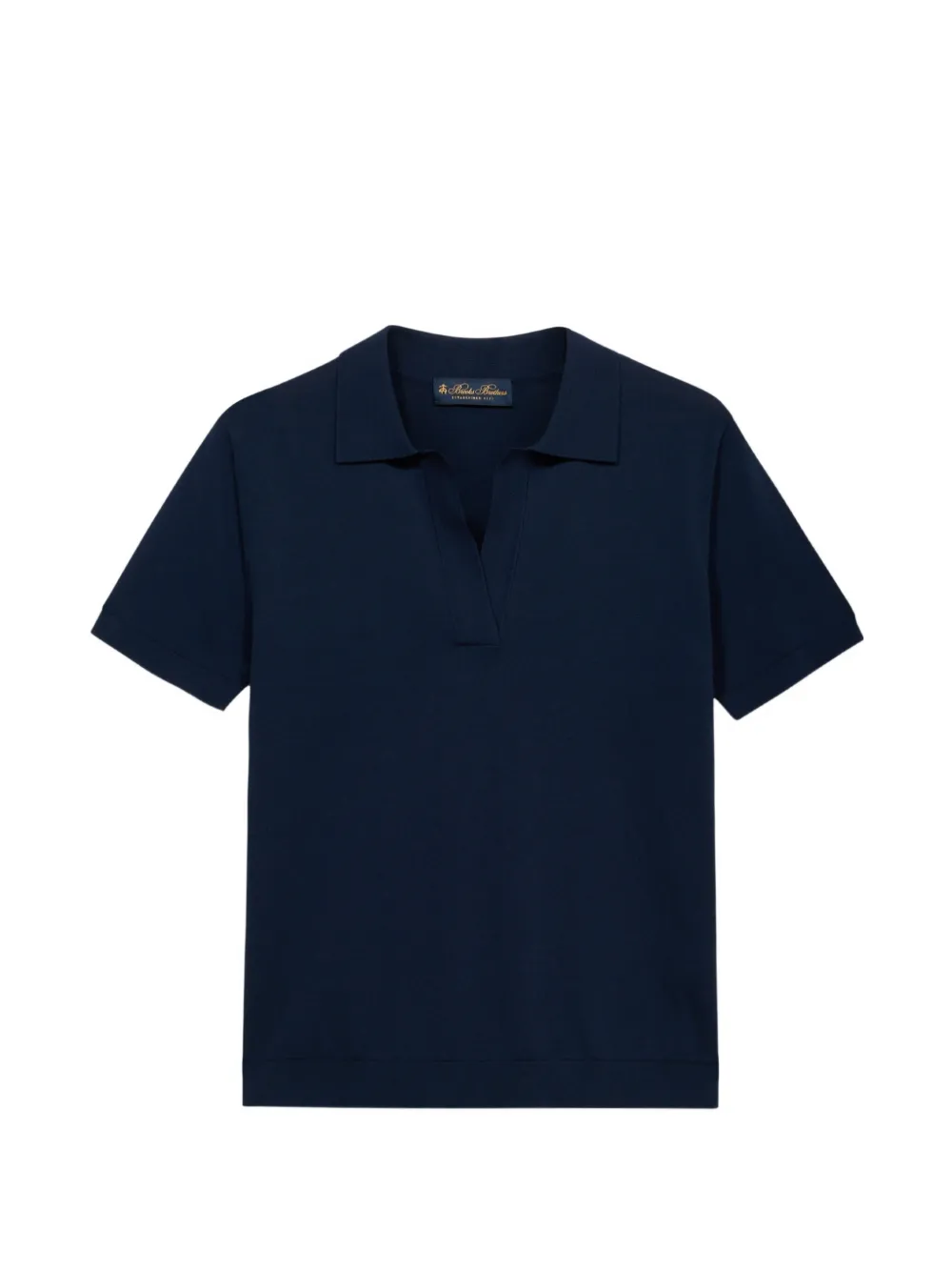 Brooks Brothers T-shirt con scollo a V - Blu