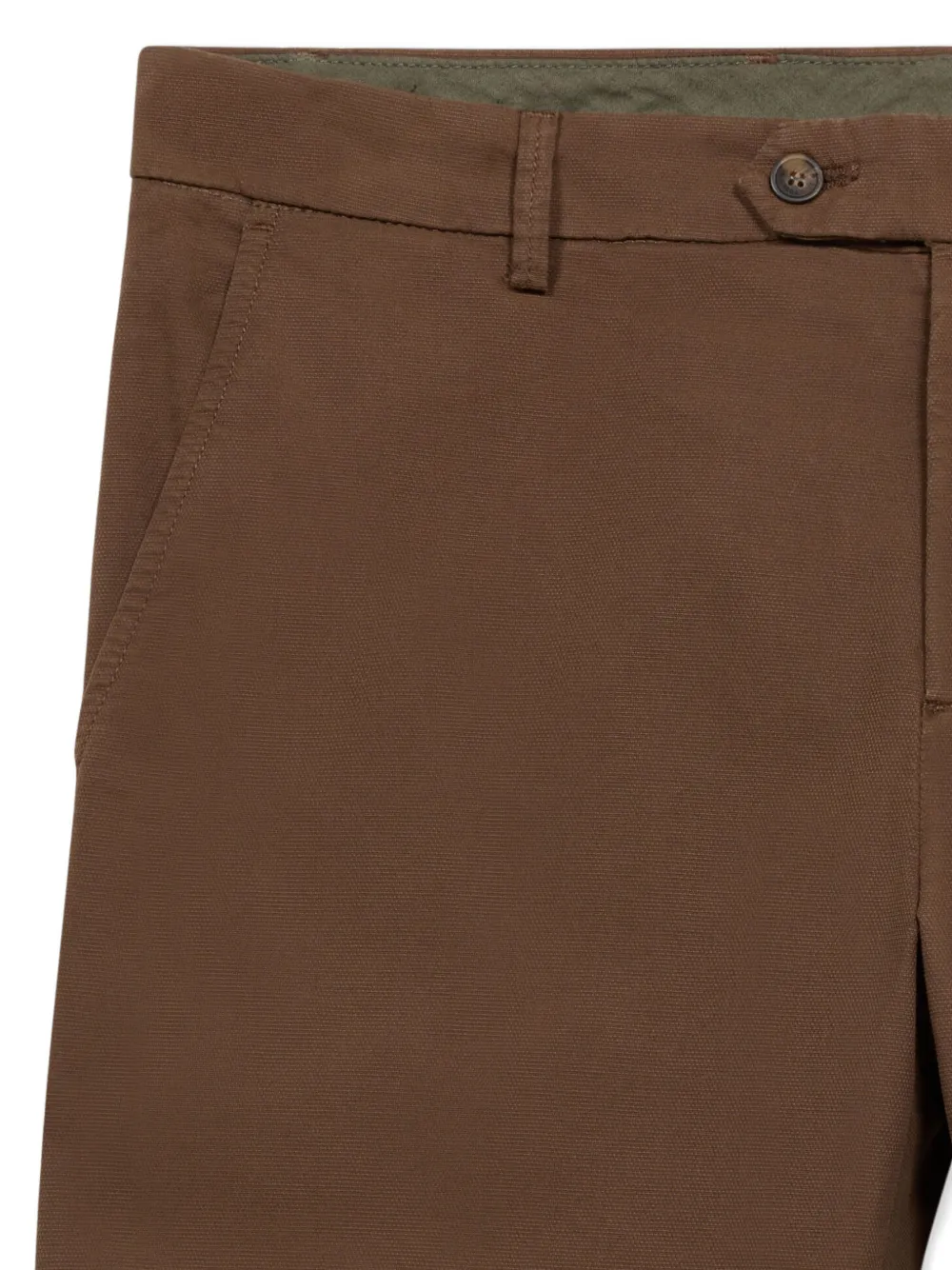  Brooks Brothers Buttoned Belt-loop Trousers - Brown 