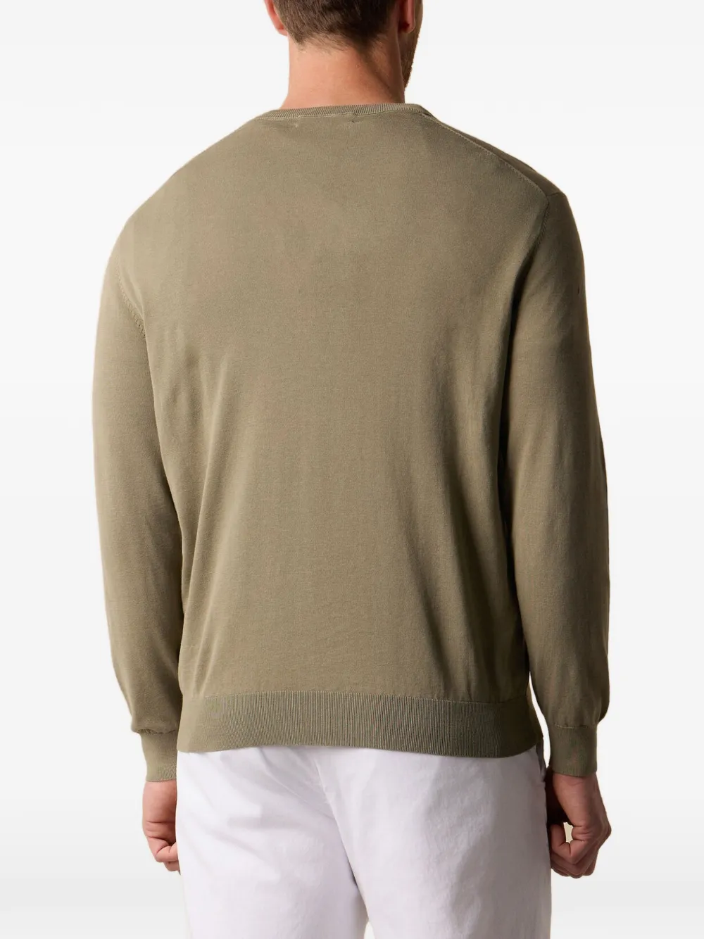 Brooks Brothers Trui met ronde hals Groen