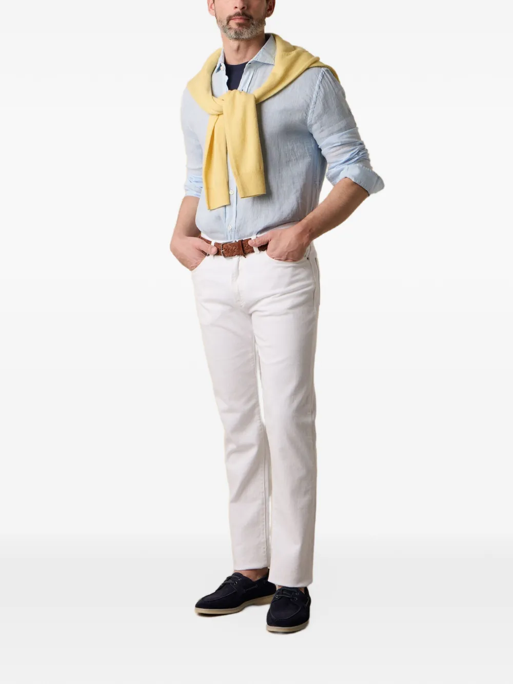 Brooks Brothers Overhemd met knopen Blauw