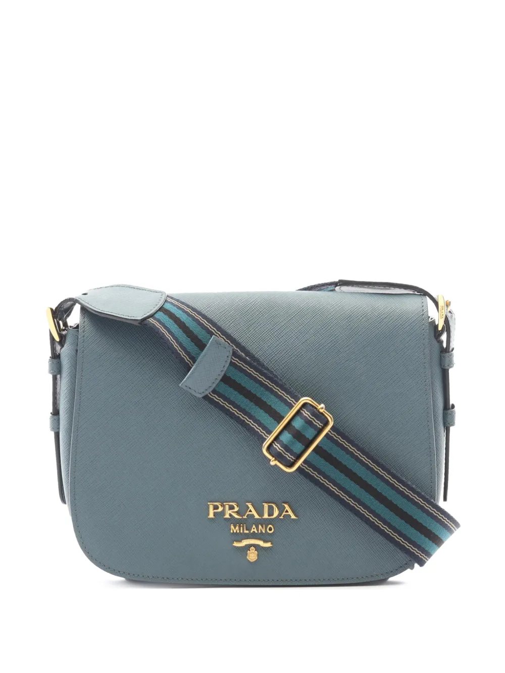 Prada Pre-Owned 2010-2025 Saffiano crossbody bag - Verde
