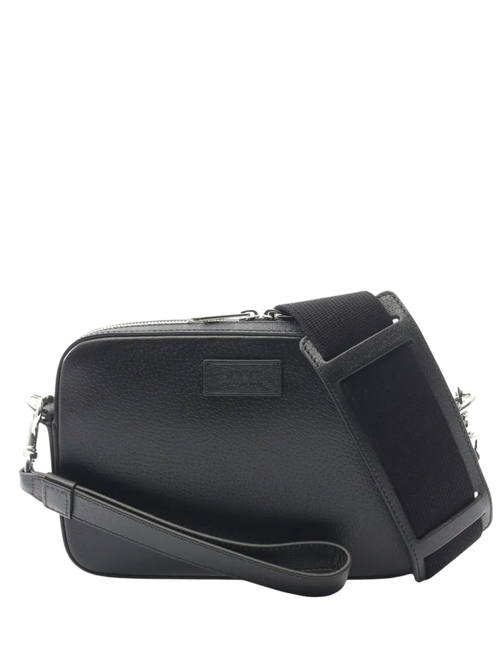 Gucci Pre-Owned 2016-2025 Leather GG crossbody bag - Nero