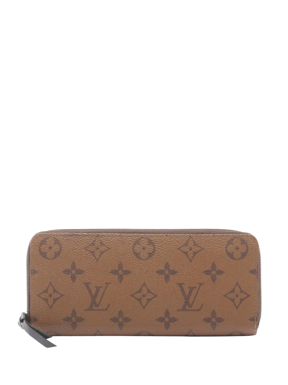 Louis Vuitton Pre-Owned 2021-2025 Monogram Reverse Clemence Wallet long wallets - Marrone