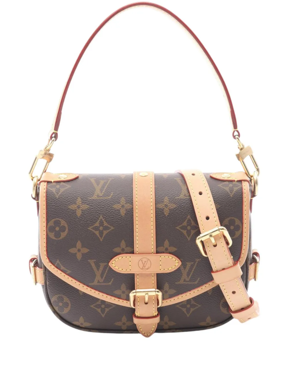 Louis Vuitton Pre-Owned 2021-2025 Monogram Saumur BB crossbody bag - Marrone