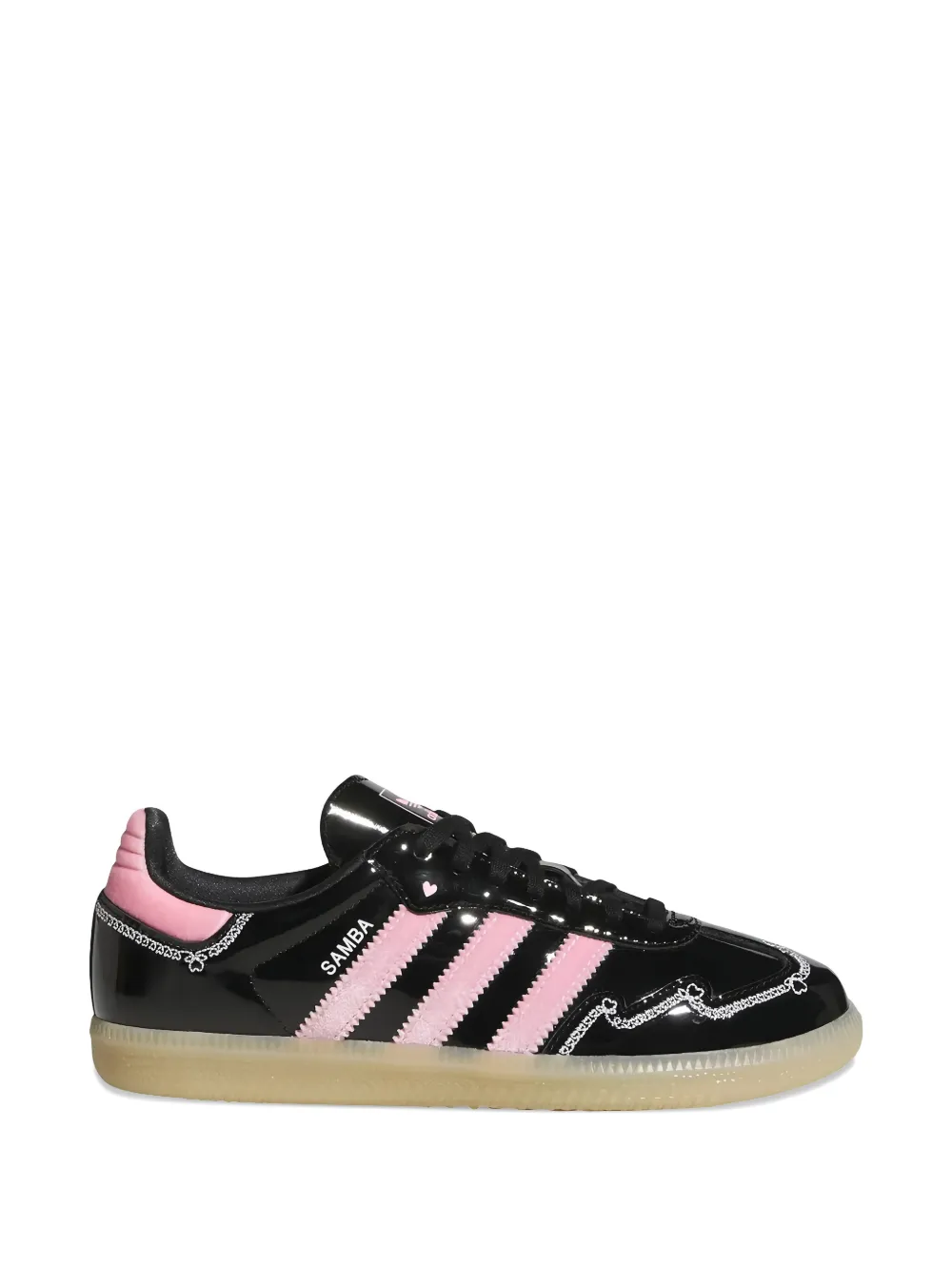adidas Gestreifte Samba OG GS Sneakers - Schwarz