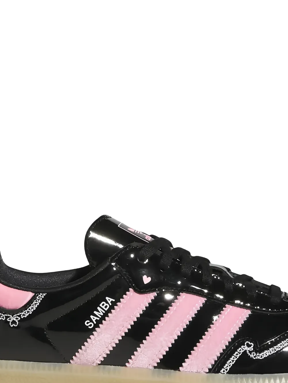 adidas Samba OG GS gestreepte sneakers Zwart