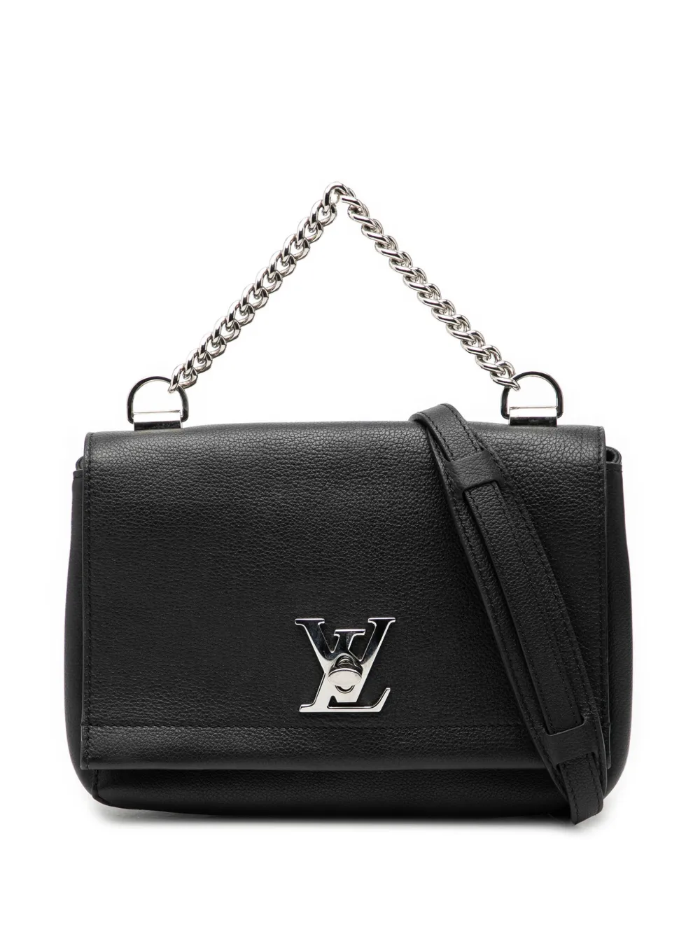 Louis Vuitton Pre-Owned 2017 Leather Lockme II BB satchel - Nero
