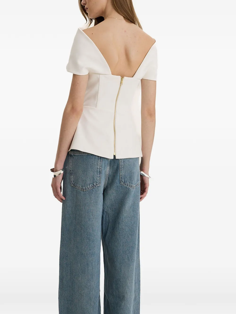 Denim Muse Off-Shoulder Top