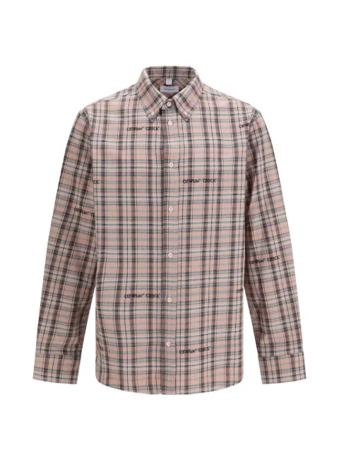Off-White checked flannel shirt