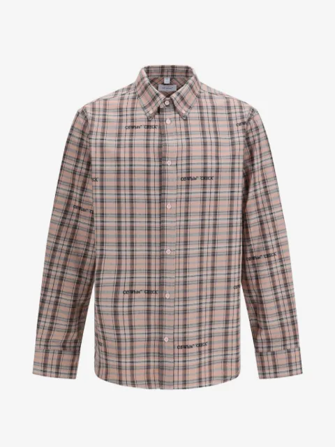 Off-White checked flannel shirt