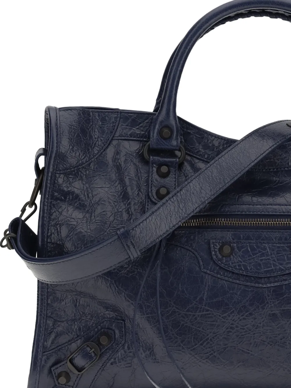 Balenciaga Le City medium schoudertas Blauw