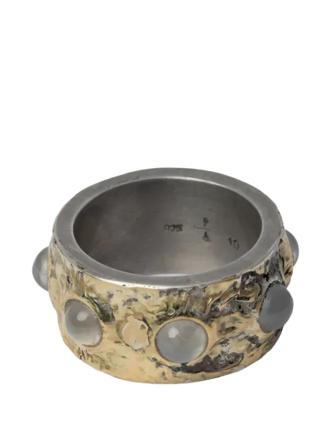 Parts of Four Plane moonstone ring