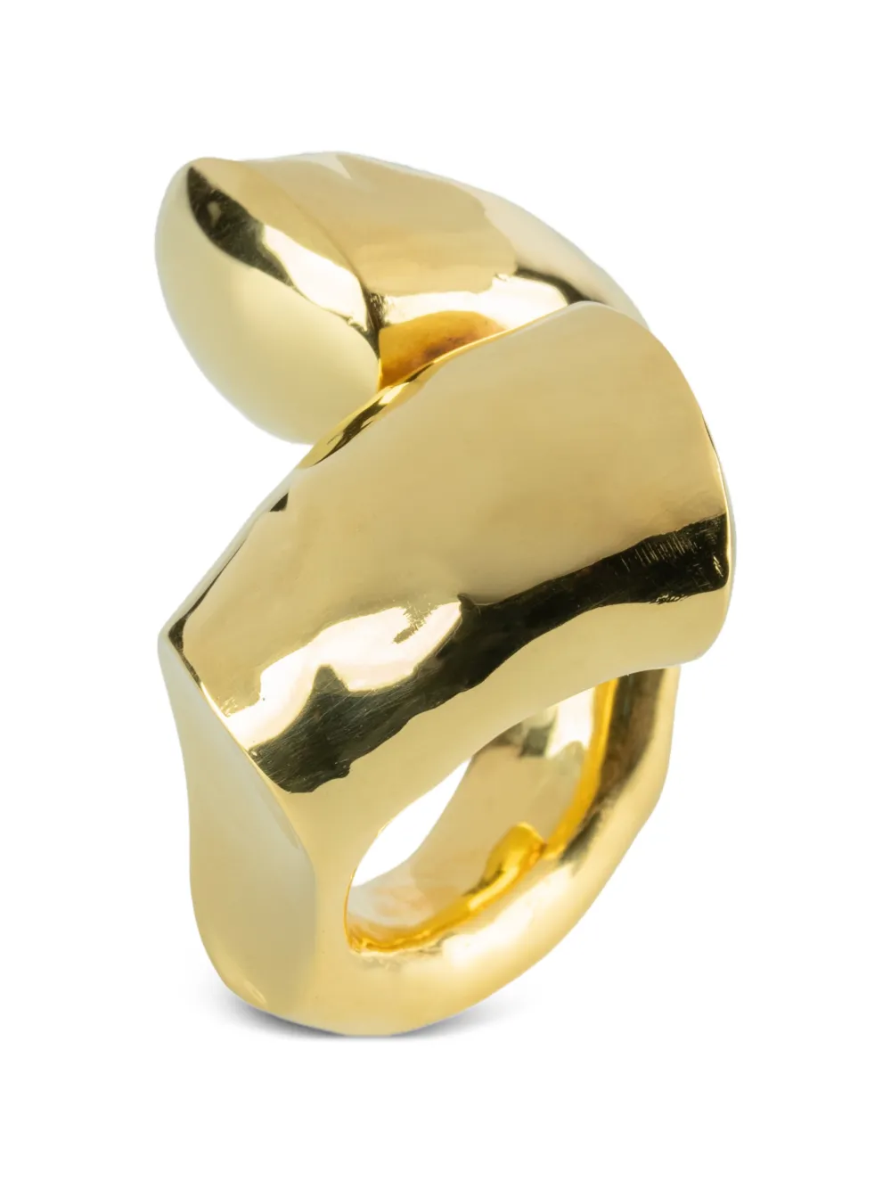 Parts of Four Giant Twisted Druid ring - Oro