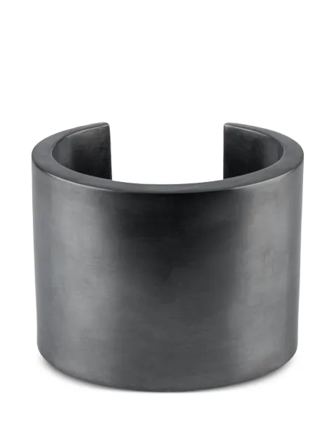 Parts of Four oxidised crescent bracelet