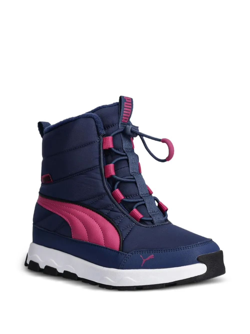 Puma Kids quilted panelled ankle boots - Blu