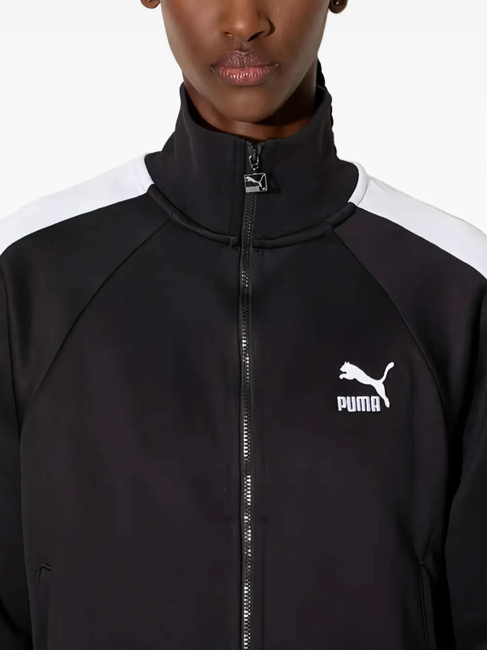 PUMA Sweater met rits Zwart
