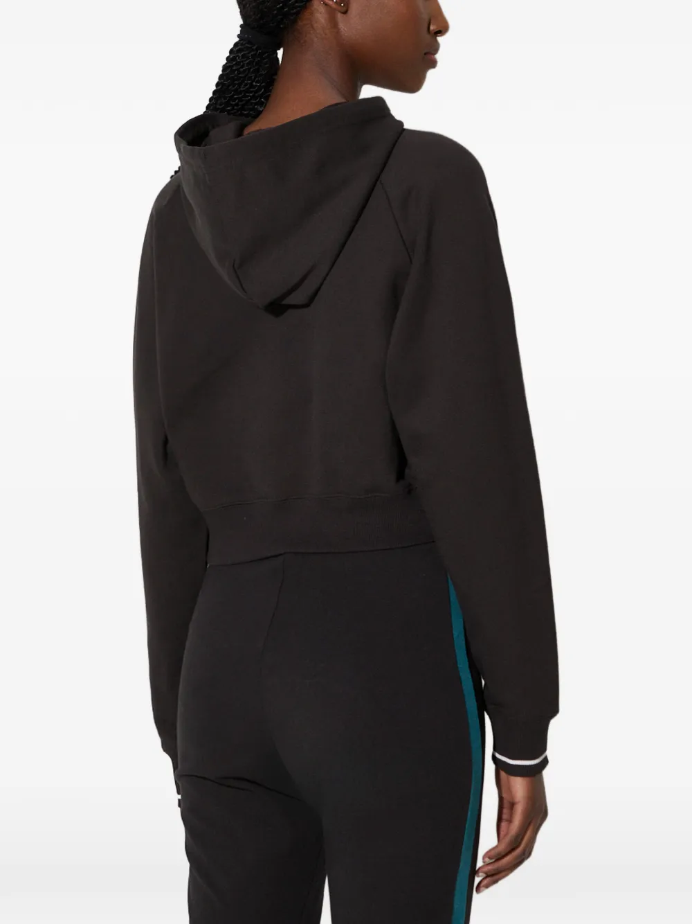 PUMA Hoodie met logo-applicatie Zwart