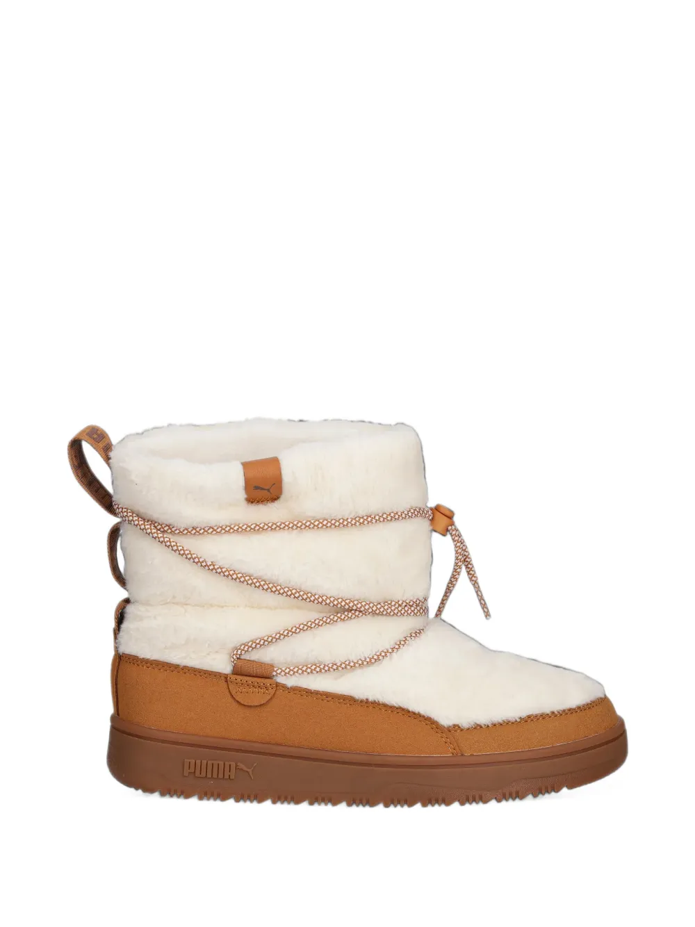PUMA Snowbae faux-fur toggle-fastening boots - Blanc