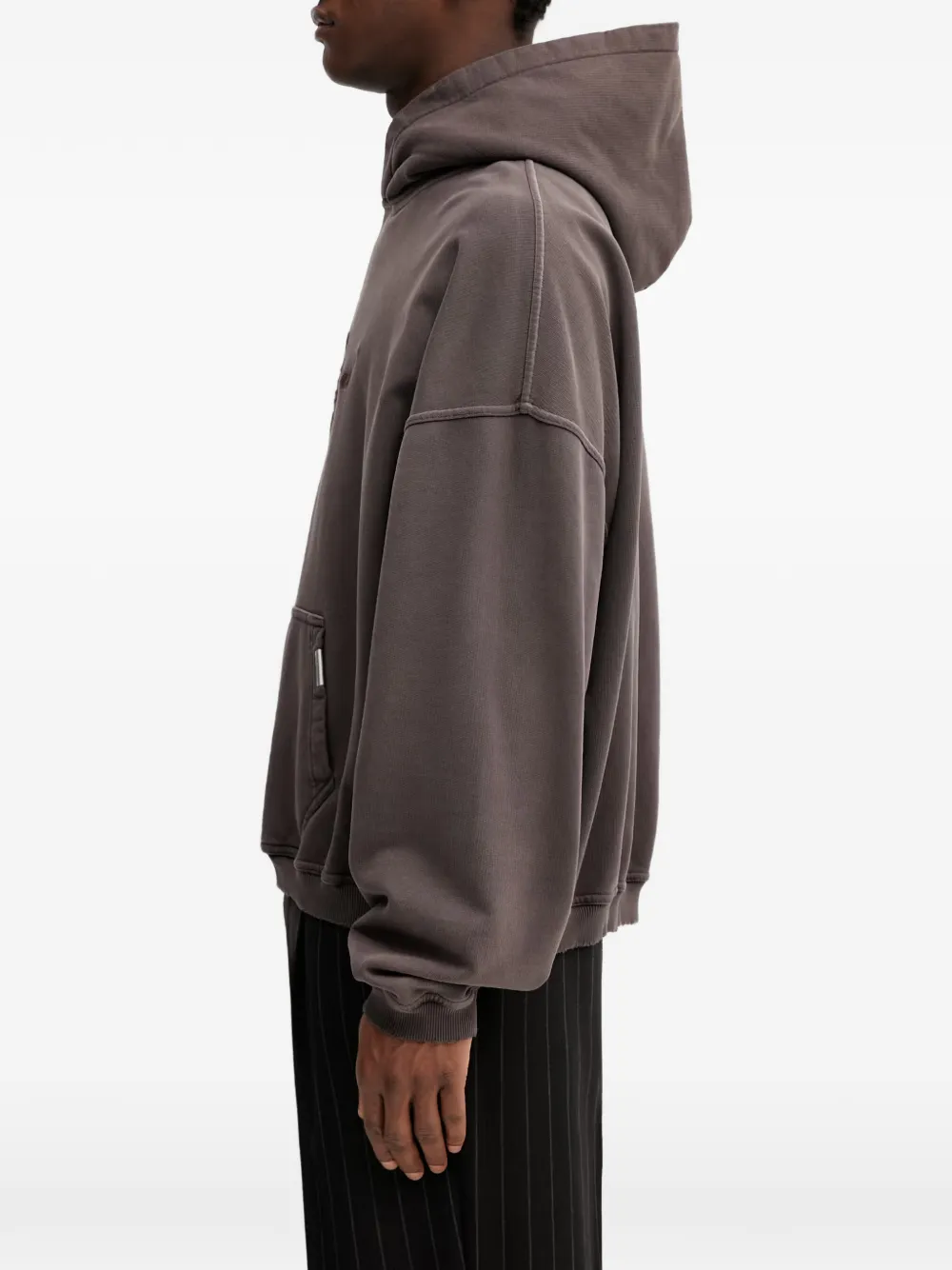 Represent Sweater met borduurwerk en capuchon Bruin