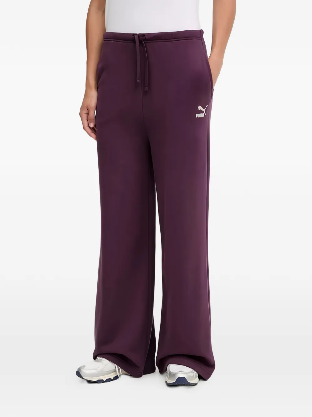 PUMA drawstring wide-leg trousers - Viola